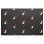 Schwarzes Krampus Gewebe Stoff (Fat Quarter (45,7 x 55,9 cm))