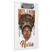 Schwarzes Krankenpflegeleben rn kann Krankenpflege Klemmbrett (Rechts)