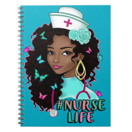 Schwarzes Krankenpflegeleben rn kann Krankenpflege Notizblock