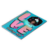 Schwarzes Krankenpflegeleben rn kann Krankenpflege Notizblock (Linke Seite)