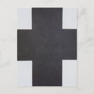 Schwarzes Kreuz durch Kazimir Malevich Postkarte