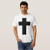 Schwarzes Kreuz T-Shirt (Vorne ganz)