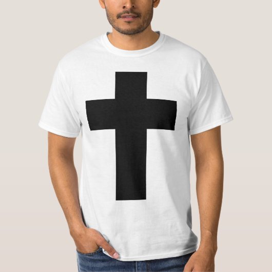 Schwarzes Kreuz T-Shirt (Vorderseite)