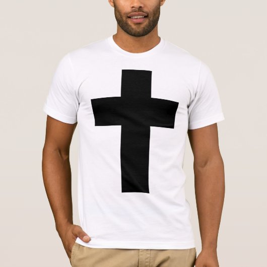 Schwarzes Kreuz T-Shirt (Vorderseite)