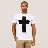 Schwarzes Kreuz T-Shirt (Vorne ganz)