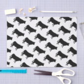 Schwarzes Kuh-Druck-Seidenpapier Seidenpapier (Handwerk)