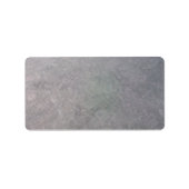 Schwarzes KunststoffMesh Adressaufkleber (Vorne)