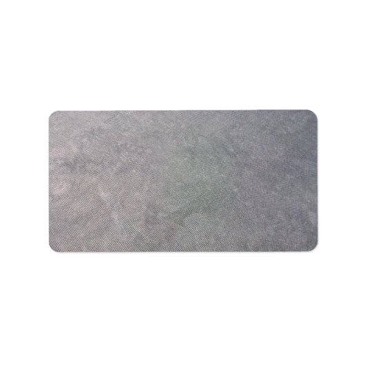 Schwarzes KunststoffMesh Adressaufkleber (Vorne)