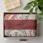Schwarzes Lab-Christmas Seidenpapier (Geschenk)