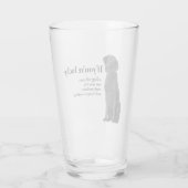 Schwarzes Lab Glas (Rückseite)