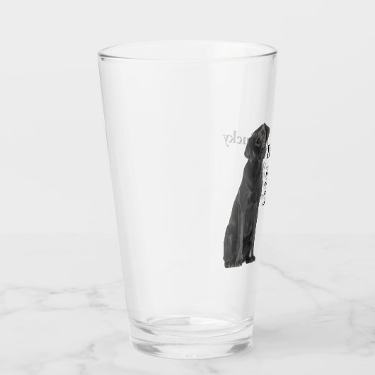 Schwarzes Lab Glas (Rechts)