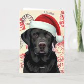 Schwarzes Laberl Weihnachten (Rückseite)