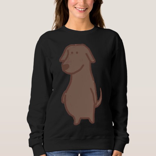 Schwarzes Labor 9 Sweatshirt (Vorderseite)