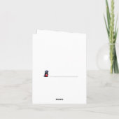 Schwarzes Labor Frohe Weihnachten - Labrador Niedl (Rückseite)