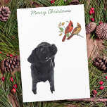 Schwarzes Labor Frohe Weihnachten Niedlicher Hund<br><div class="desc">Senden Sie Weihnachten Grüße mit diesem bezaubernden Schwarzen Labrador und Kardinal Frohe Weihnachtskarte. Zurück : Frohe Weihnachten ~ Frohes Neues Jahr . Personalisieren Sie mit Ihrem Familiennamen und Namen, oder löschen Sie, wenn Sie handschreiben möchten. Diese schwarze Labrador Weihnachtskarte wird unter den Arbeitssuchenden zum Favoriten. Besuchen Sie unsere Kollektion für...</div>