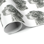 Schwarzes Labor Geschenkpapier (Rolleneckpunkt)