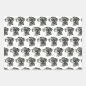 Schwarzes Labor Geschenkpapier Set (Vorderseite 2)