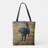 Schwarzes Labor in der Fall Sun-Tasche Tasche (Rückseite)