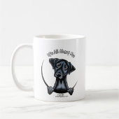 Schwarzes Labor Kaffeetasse (Links)