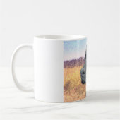 Schwarzes Labor Kaffeetasse (Links)
