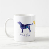 Schwarzes Labor Kaffeetasse (Links)