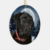 Schwarzes Labor Keramikornament (Rechts)