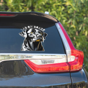 Schwarzes Labor   Labrador an Bord Aufkleber