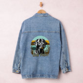 Schwarzes Labor | Labrador Mama Hund Lover Jeansjacke (Hangar)