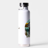 Schwarzes Labor | Labrador Mama Hund Personalisier Trinkflasche (Rechts)