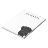 Schwarzes Labor Notizblock (Rotiert)