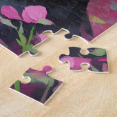 Schwarzes Labor Portrait Moderne Kunst Puzzle (Seite)