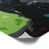 Schwarzes Labor Poster (Ecke)