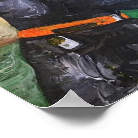 Schwarzes Labor Poster (Ecke)