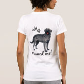 Schwarzes Labor retten T-Shirt (Rückseite)