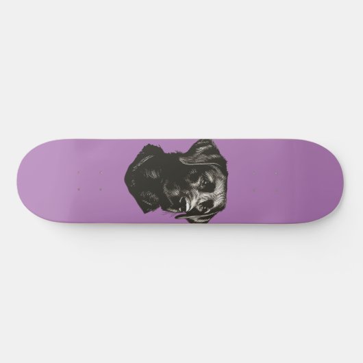 Schwarzes Labor Skateboard (Horizontal)