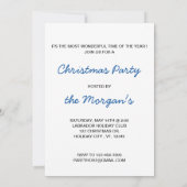 Schwarzes Labor Weihnachten Merry Labrador Niedlic Einladung (Rückseite)