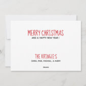 Schwarzes Labor Weihnachten - Niedliches Welpensch (Rückseite)