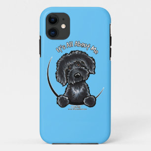 Schwarzes Labradoodle, das ganz ungefähr ich Case-Mate iPhone Hülle