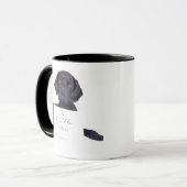 Schwarzes Labrador 13 Monate Tasse (Vorderseite Links)