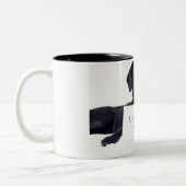 Schwarzes Labrador 13 Monate Zweifarbige Tasse (Links)