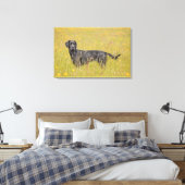 Schwarzes Labrador 16 Monate Leinwanddruck (Insitu (Schlafzimmer))