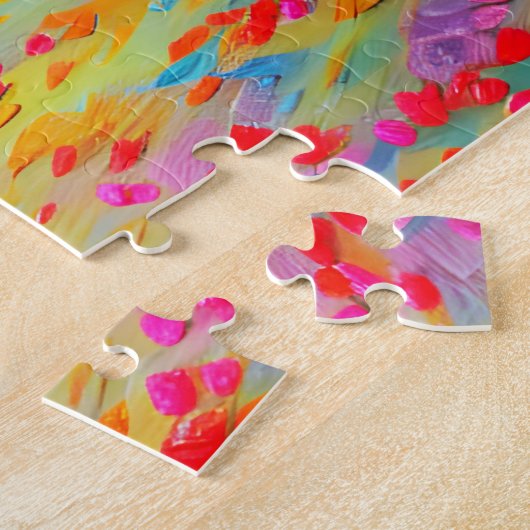 Schwarzes Labrador am Strand stehend Puzzle (Seite)