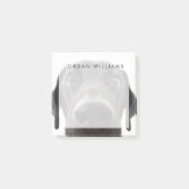 Schwarzes Labrador Closeup-Portrait Post-it Klebezettel (Vorderseite)