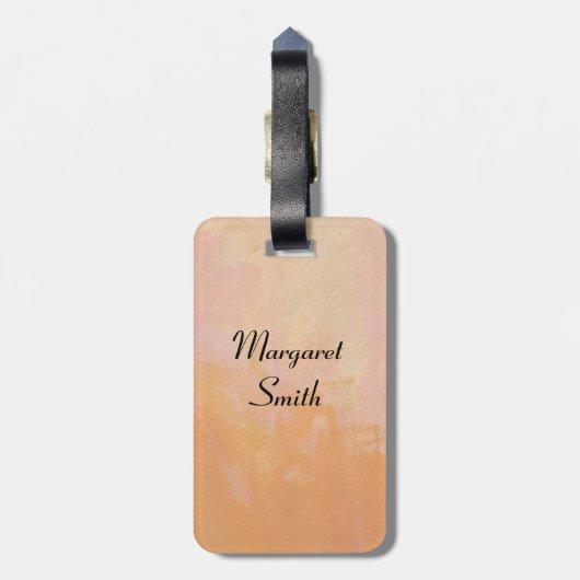 Schwarzes Labrador, das im Licht lächelt Gepäckanhänger (Rückseite vertikal)