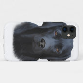 Schwarzes Labrador Hund Farbe Farbe Farbe Malerei Case-Mate iPhone Hülle (Rückseite (Horizontal))