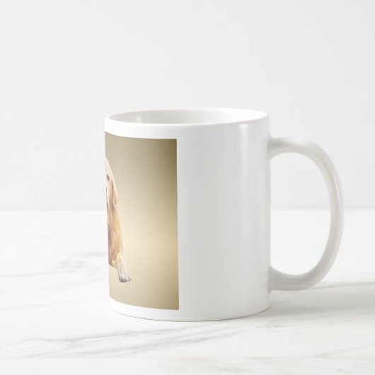 Schwarzes Labrador Hund Farbe Farbe Farbe Malerei Kaffeetasse (Rechts)
