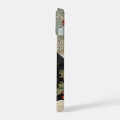 Schwarzes Labrador im Winter iPhone 15 Hülle (Linke Seite)