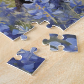 Schwarzes Labrador in Bluebonnets Puzzle (Seite)
