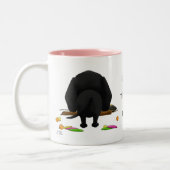 Schwarzes Labrador (Labradore) - ich hole… Tasse (Links)