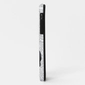 Schwarzes Labrador mit dem Knochen auf Nase Case-Mate iPhone Hülle (Hinten/Links)